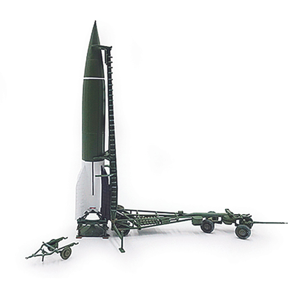 V-2 Rocket with Meillerwagen and Brennstand 1/72 Model Main Image