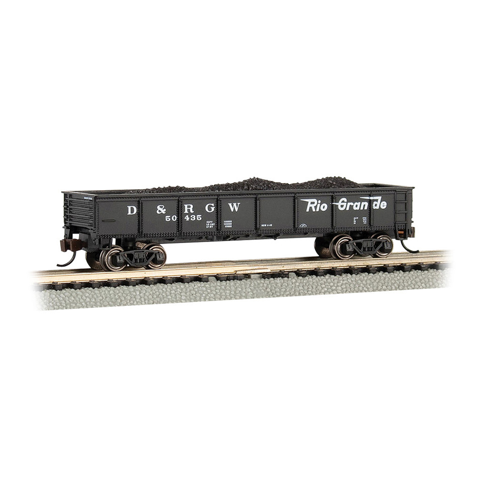 40' Gondola with Removable Coal Load - D&RGW Main Image