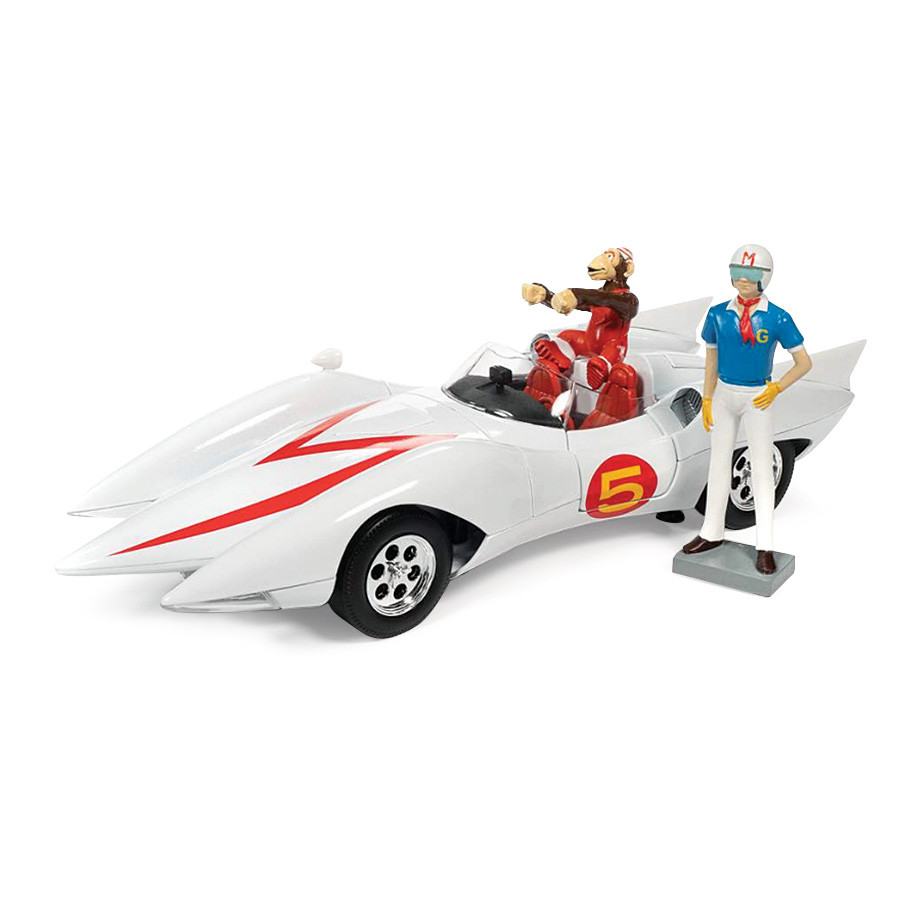 Speed Racer Mach 5 w/Chim-Chim 1/18 Die Cast Model Main Image