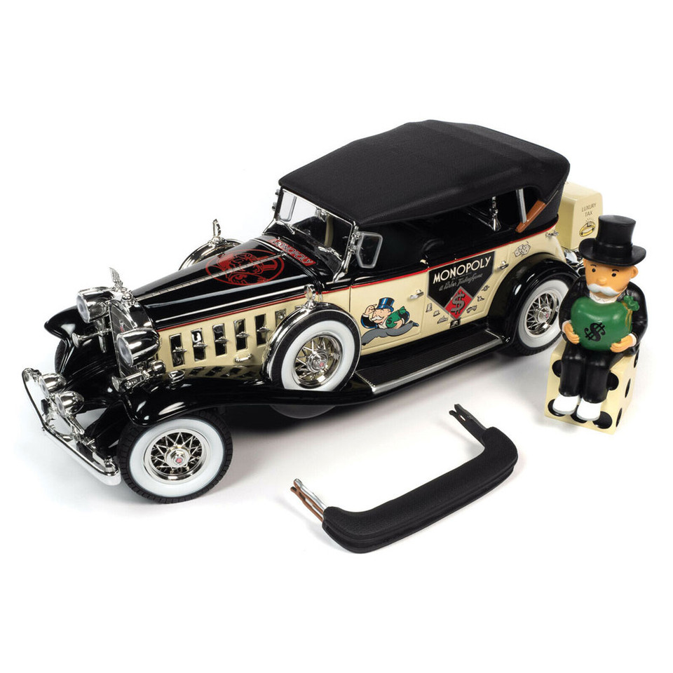 1932 Cadillac V16 Sport Phaeton Mr. Monopoly Car 1/18 Model Main Image