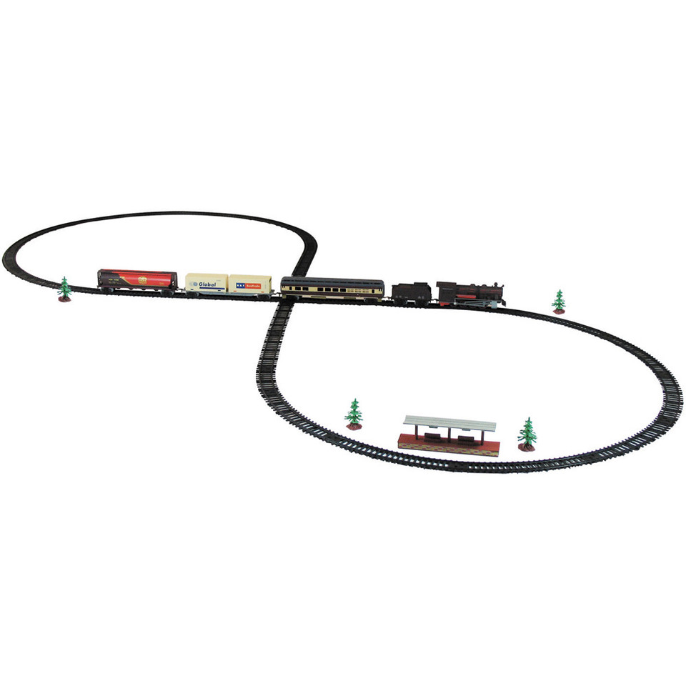 Battery-Operated Train Set - Steam Locomotive With Sound Main Image