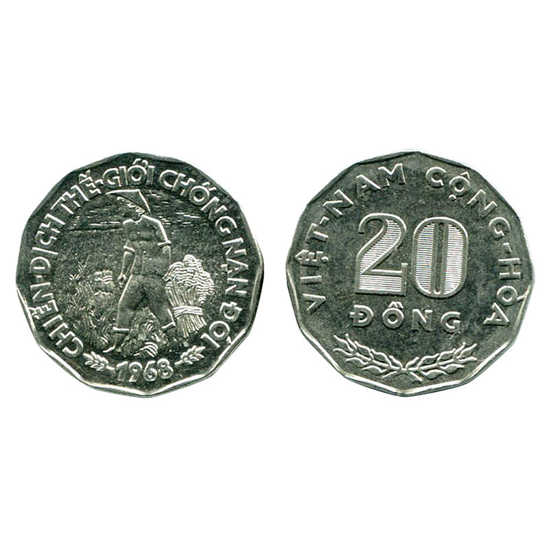 1968 20 Dong FAO Coin Main Image