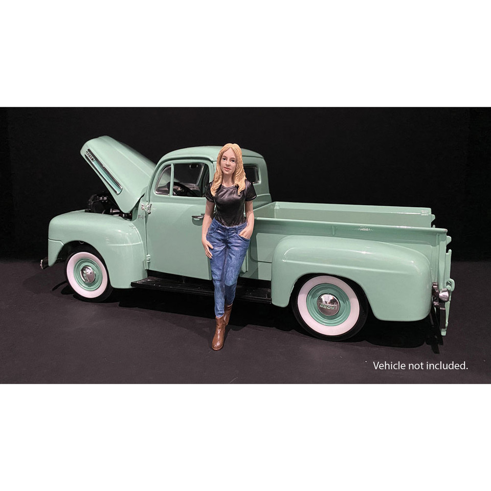 Car Girl in Tees 1/18 Figure- Rachel Main Image
