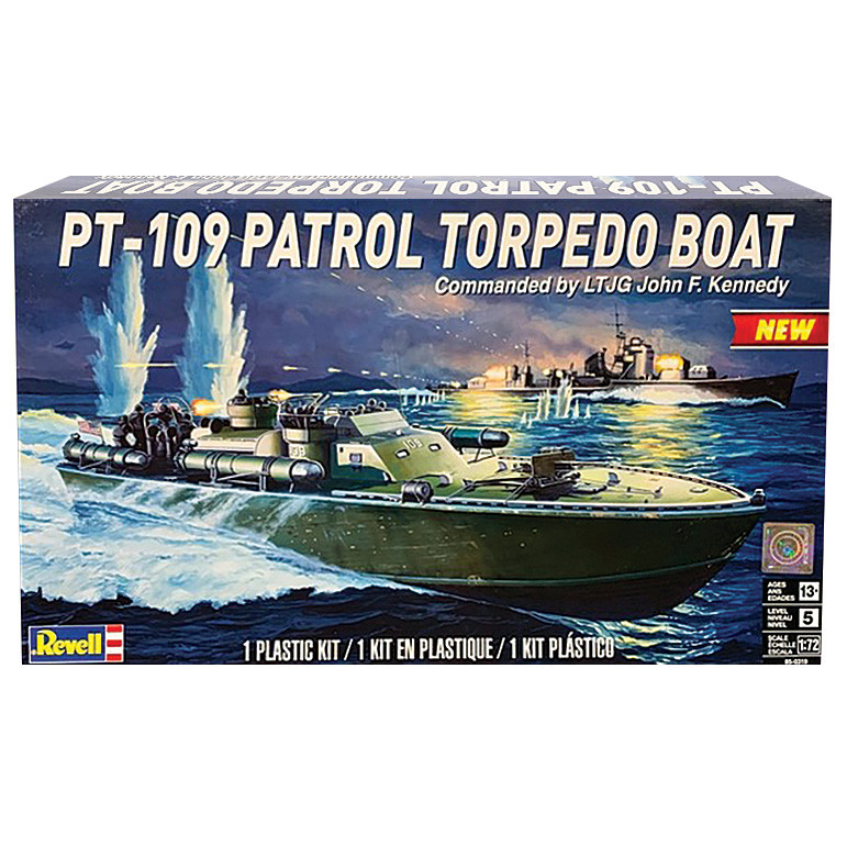 PT-109 Patrol Torpedo Boat 1/72 Kit Main Image