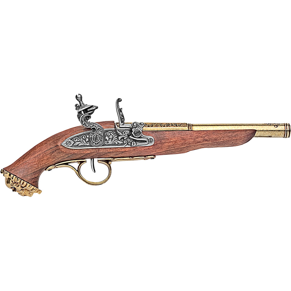 18th Century Pirate Flintlock Pistol Replica Main Image