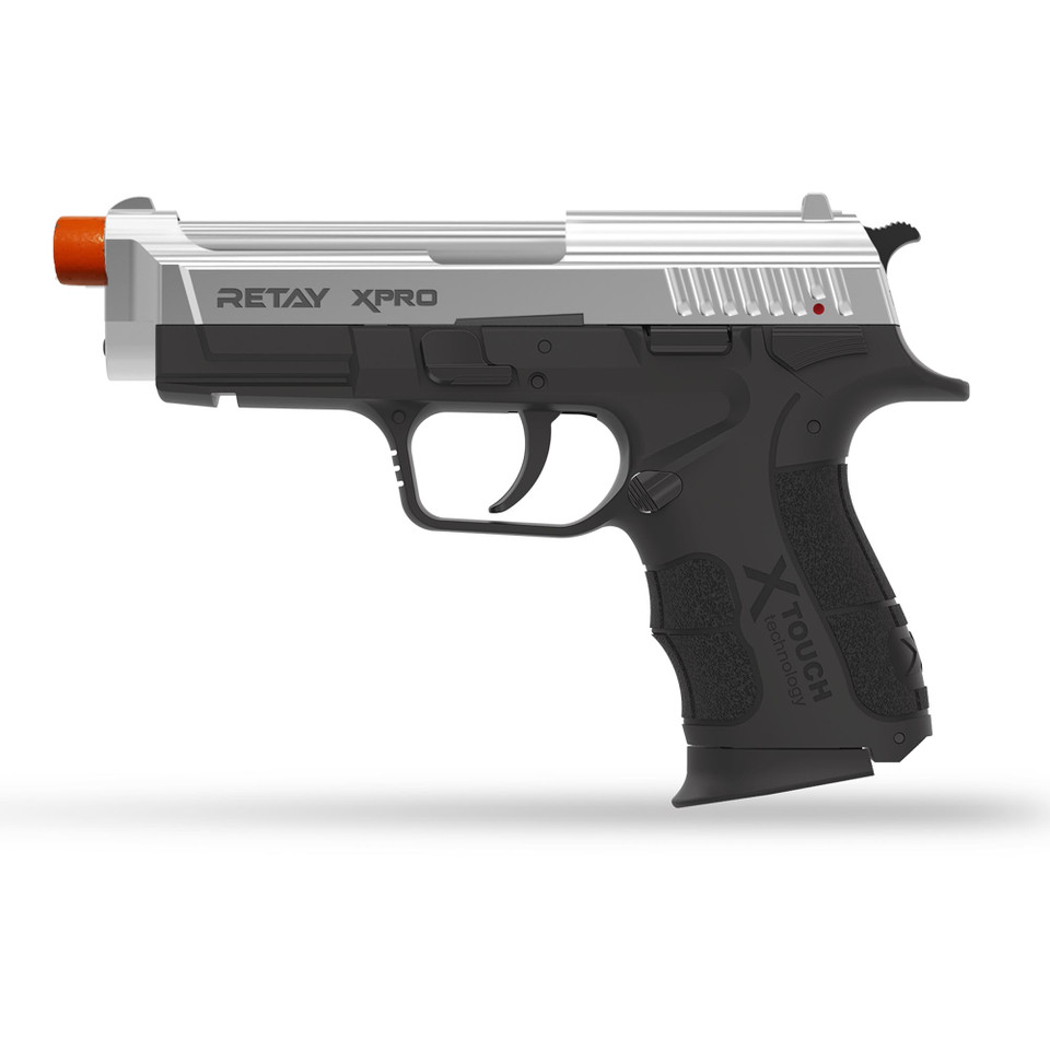 Retay XPRO Blank Pistol 9MM PAK Nickel (matte) Main Image