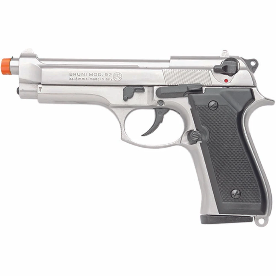 Model 92 Mod.II Blank Firing Gun - Nickel Finish Main Image