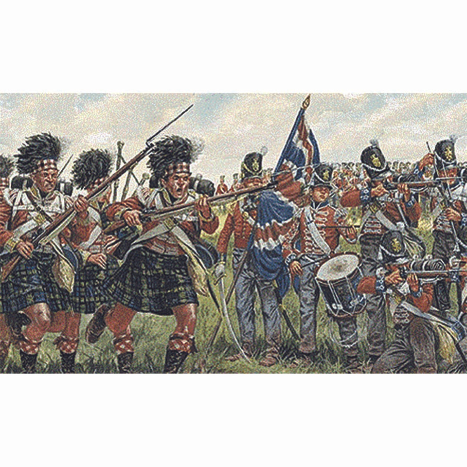 British and Scots Infantry 1/72 Plastic Figures Main Image
