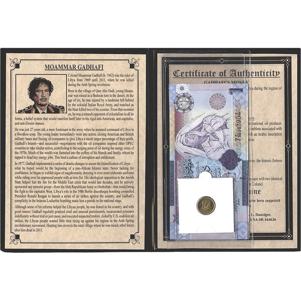 Moammar Gadhafi Coin & Banknote Collection Main Image