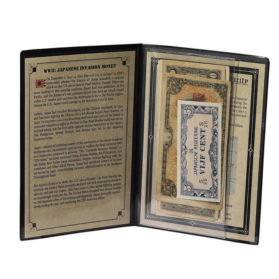 5-piece Japanese Invasion Note Currency Collection w/ Folder Main Image