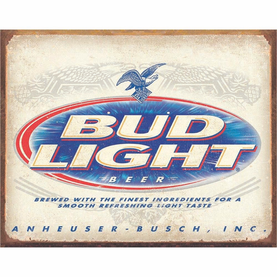 Bud Light Metal Sign Main Image