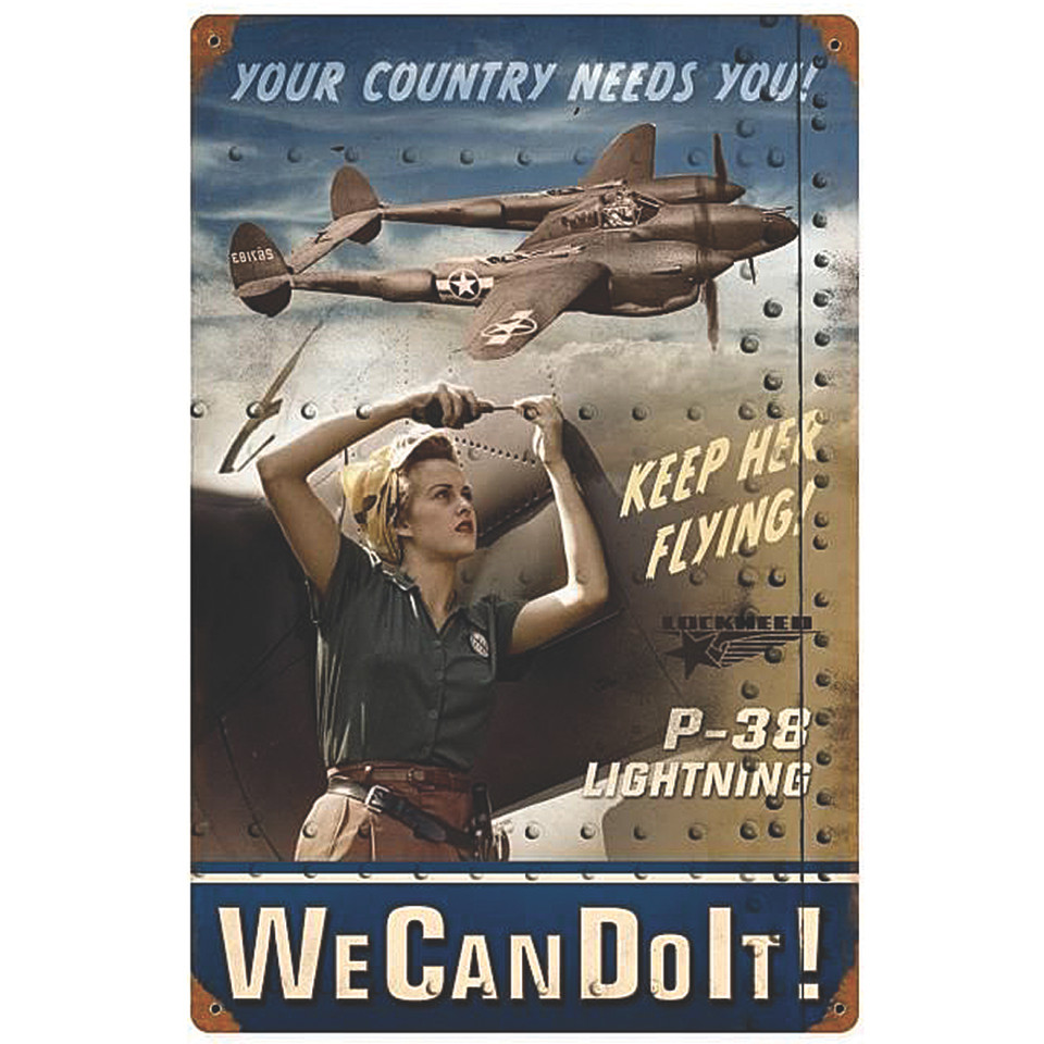 P-38 Rosie Vintage Sign Main Image