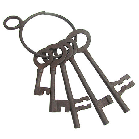 Old West Jailer's Keys Replica Main Image