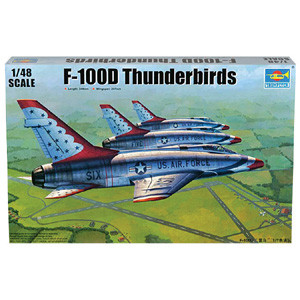 F-100D Thunderbirds 1/48 Kit Main Image