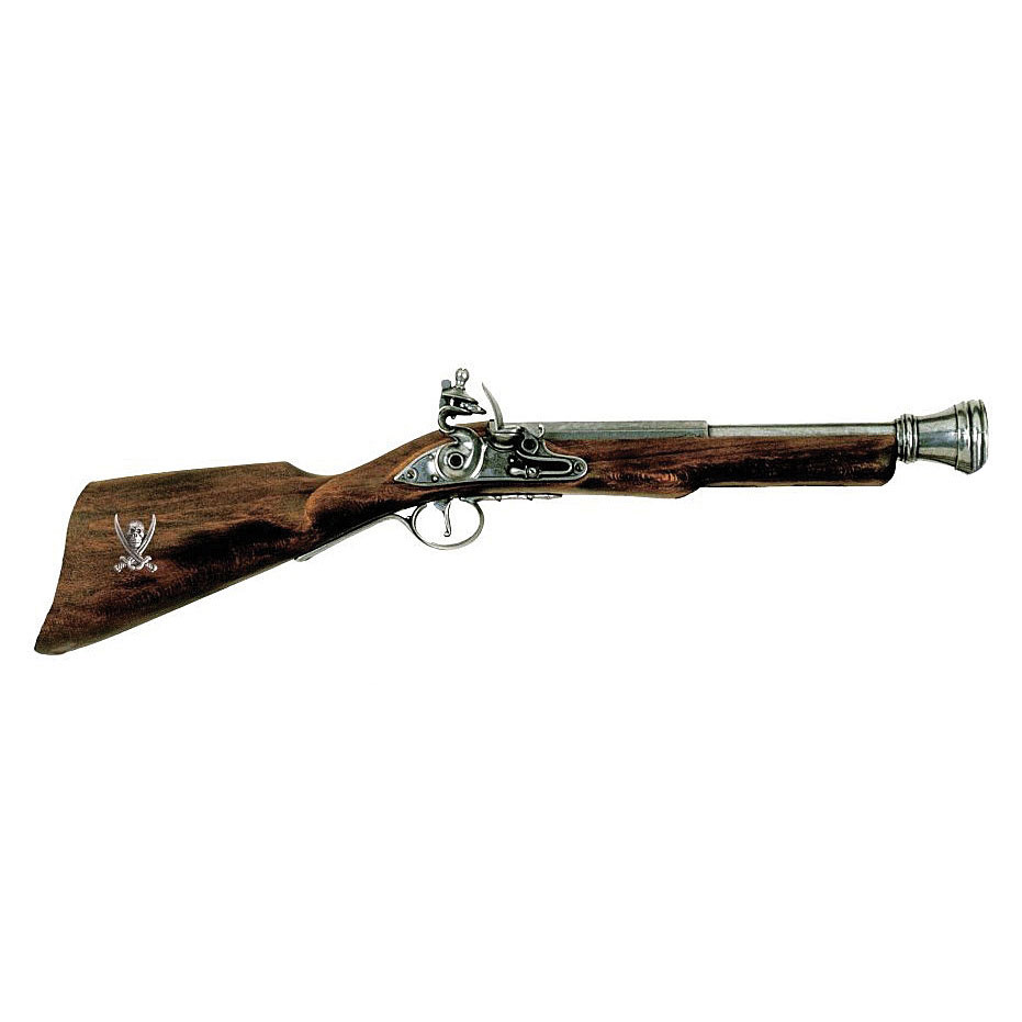 Pirate Boarding Blunderbuss Pistol - Antique Gray Main Image