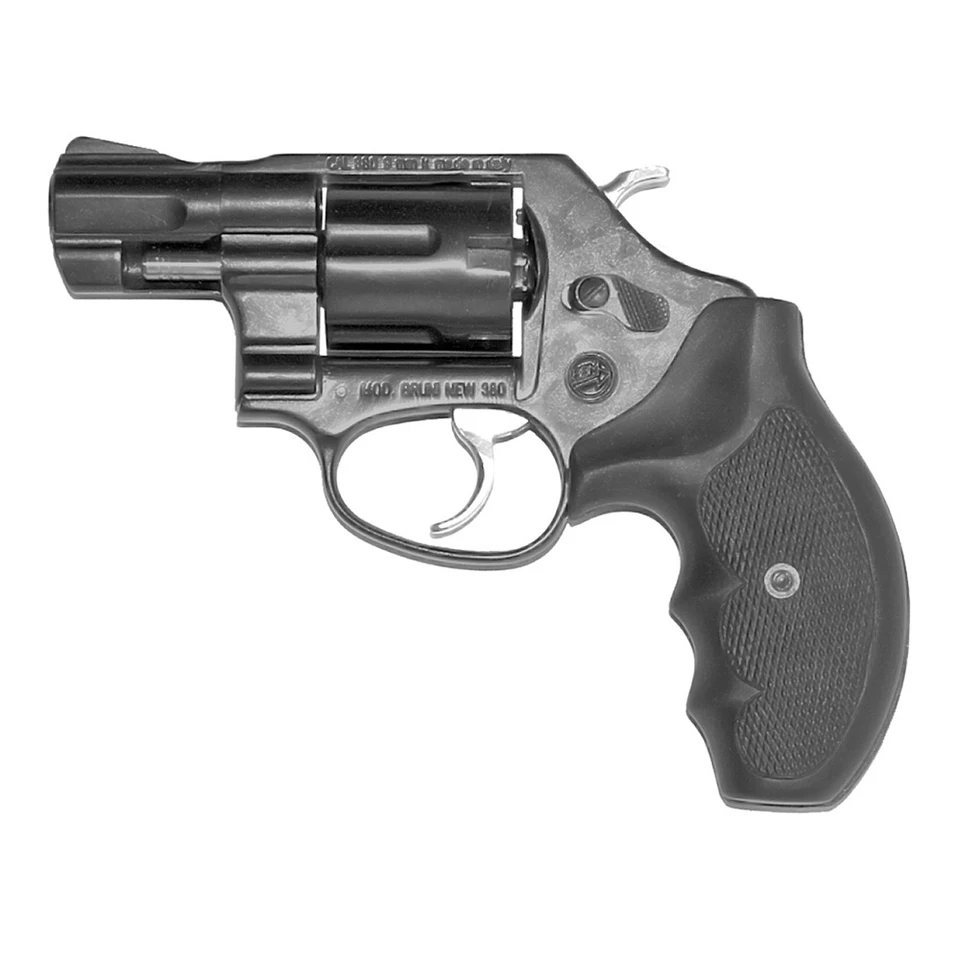 .38 2-Barrel Revolver Blank-Firing Gun - Black Main Image