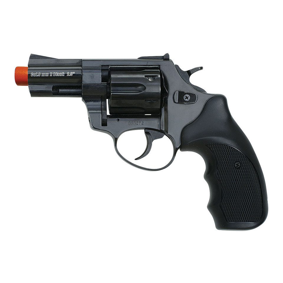 R1 2.5" Front Firing Blank Revolver- Black Main Image