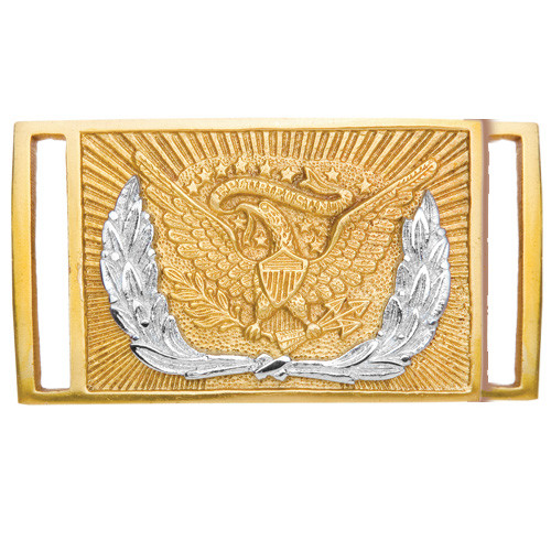 Union Civil War Officer's Brass Belt Buckle Main Image