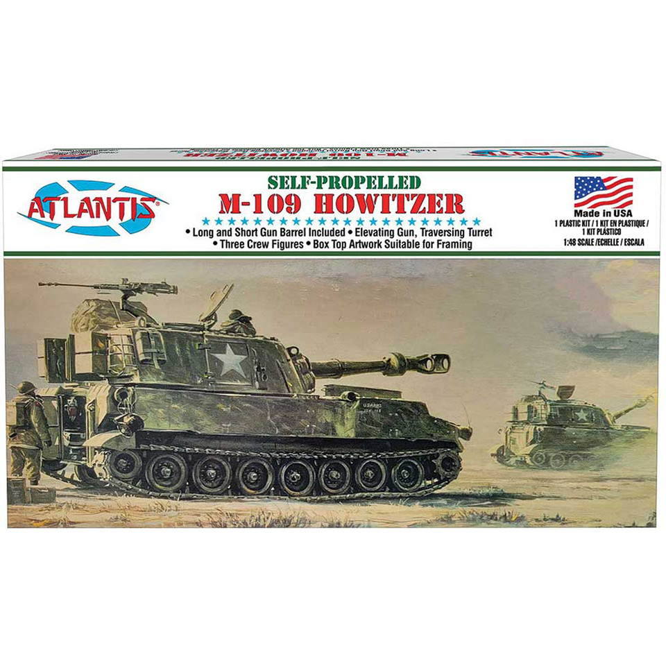 M-109 SP Howitzer 1/48 Kit Main Image