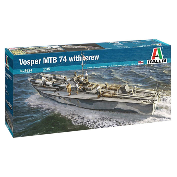 British Vosper Torpedo Boat with Crew 1/35 Kit Main Image