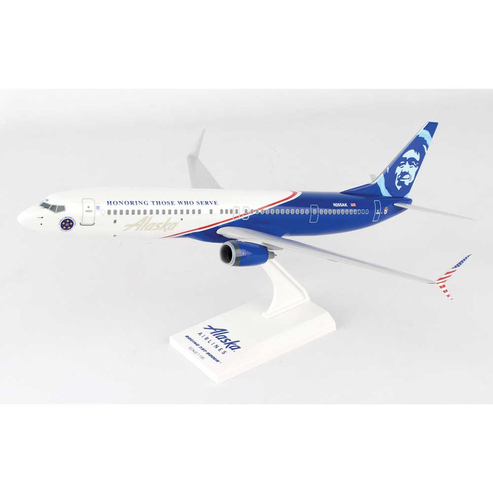 Boeing 737-900 1/130 Model  Alaskan Airlines Veterans Main Image