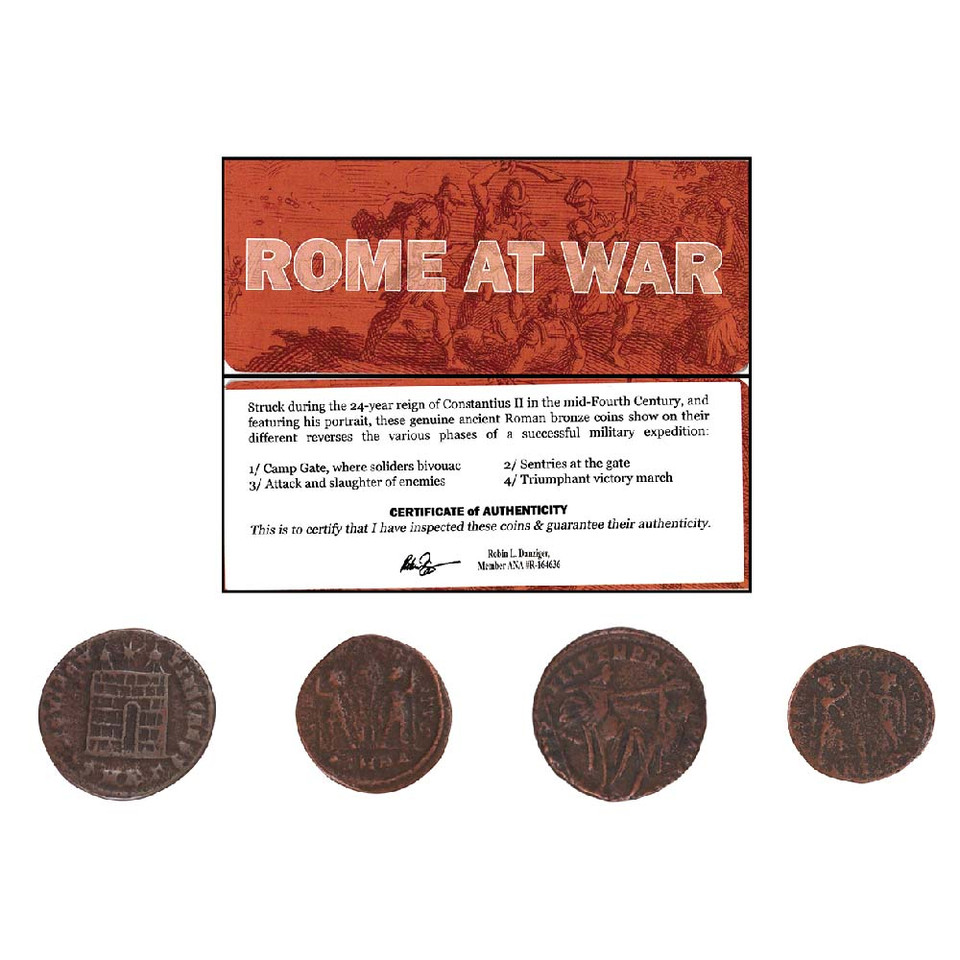 Rome at War Four Coin Album Main Image