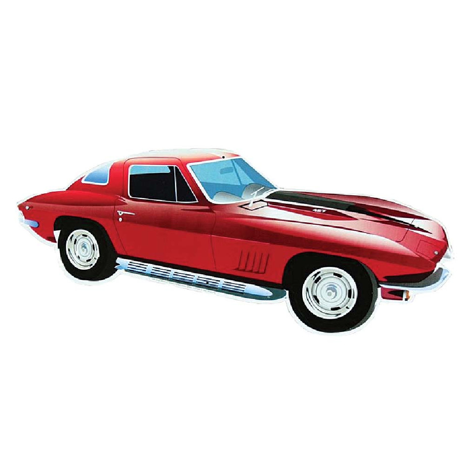 Chevy Corvette Metal Sign Main Image