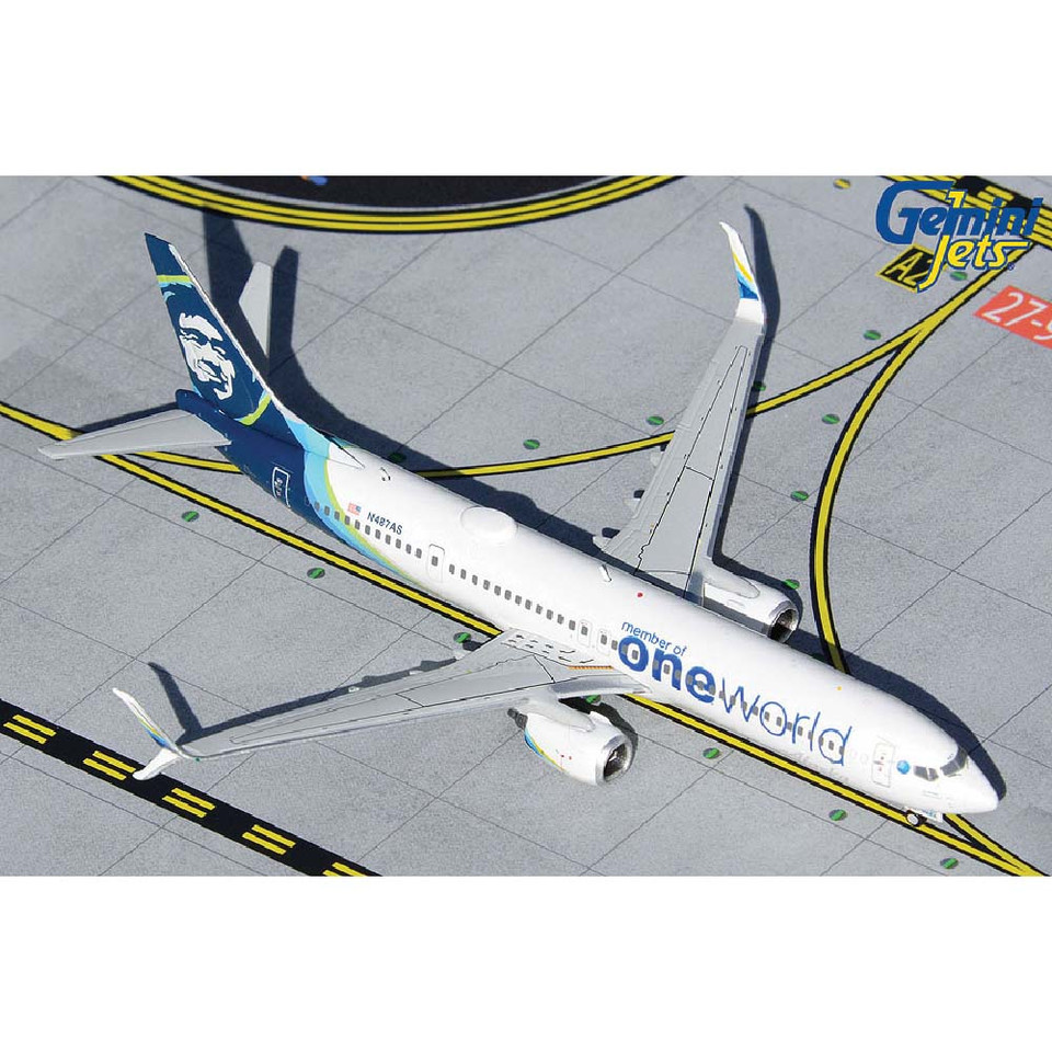 B737-900ER 1/400 Die Cast Model  Alaska Airlines Main Image
