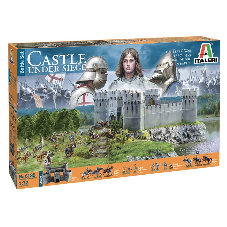 100 Years' War - Castle Under Siege 1/72 Kit Main Image