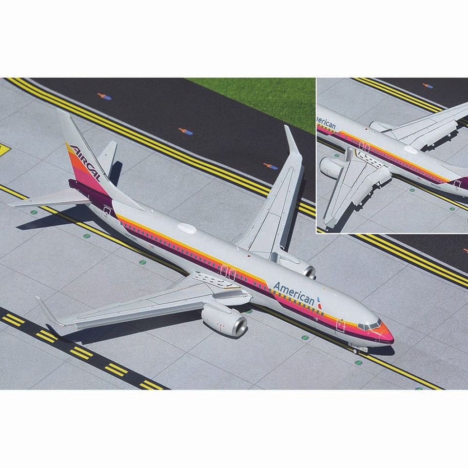B737-800 1/200 Die Cast Model - American Airlines Retro Main Image