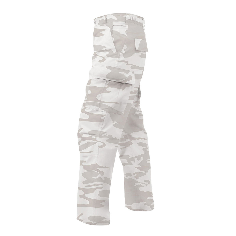 Tactical BDU Pants-White Camo Main Image