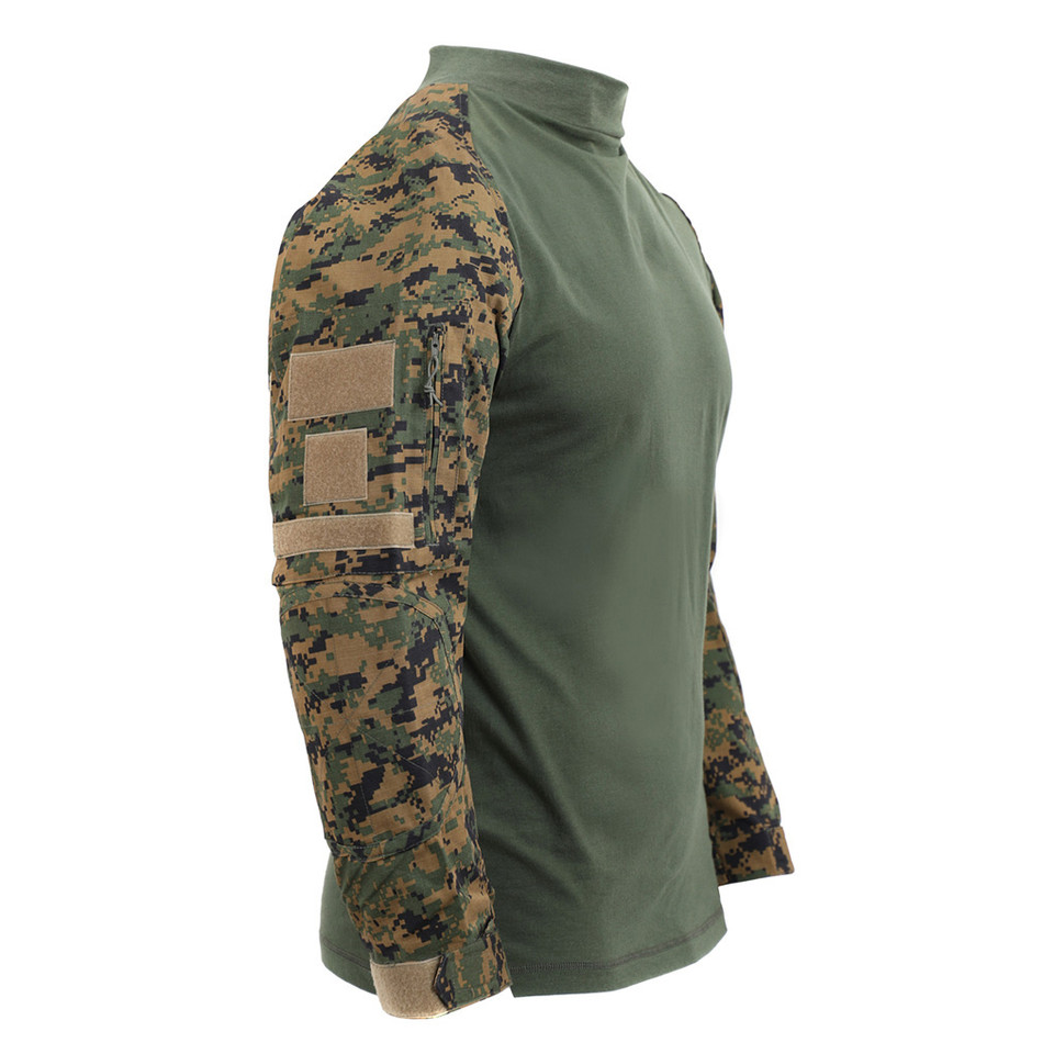 Tactical Combat Long-Sleeve Shirt - Camo Main Image