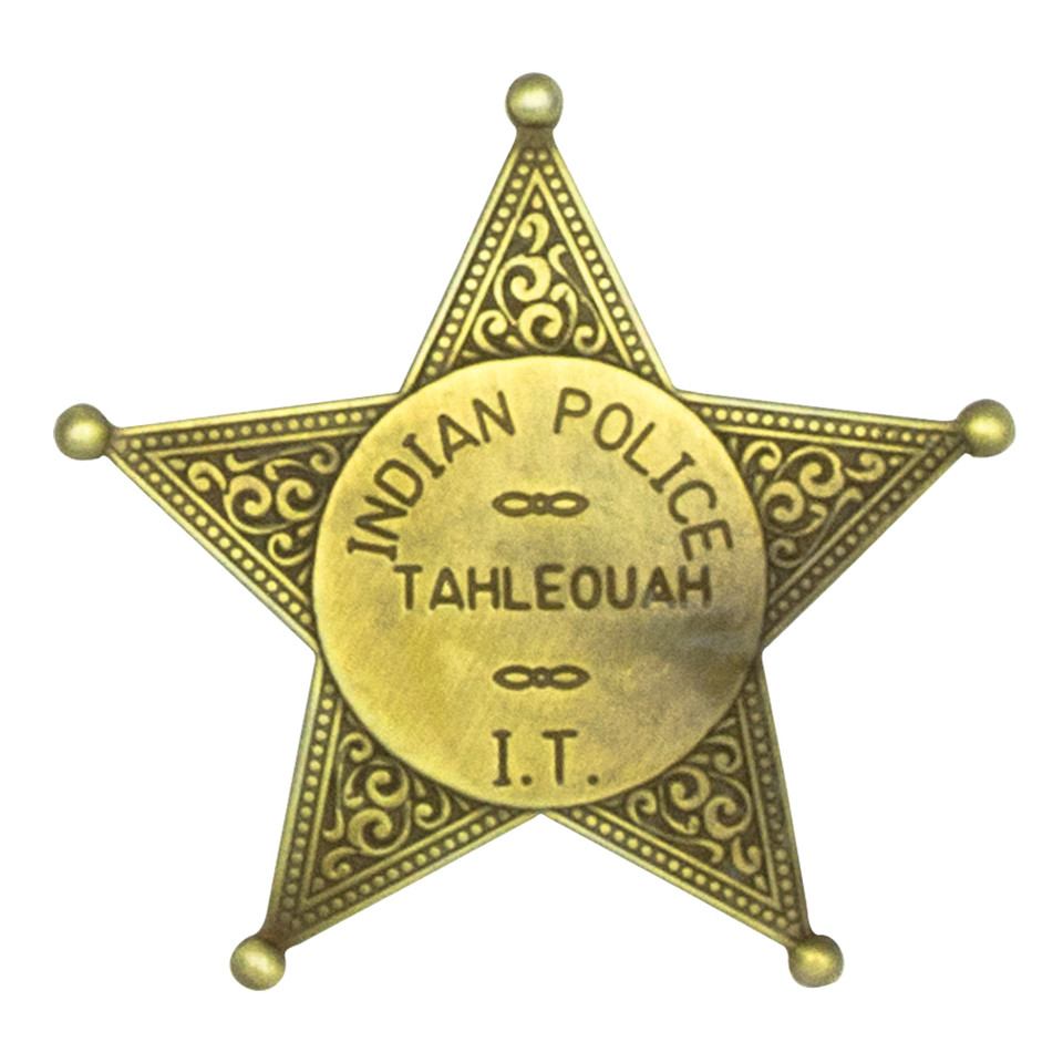 Indian Police Tahlequah Badge Main Image