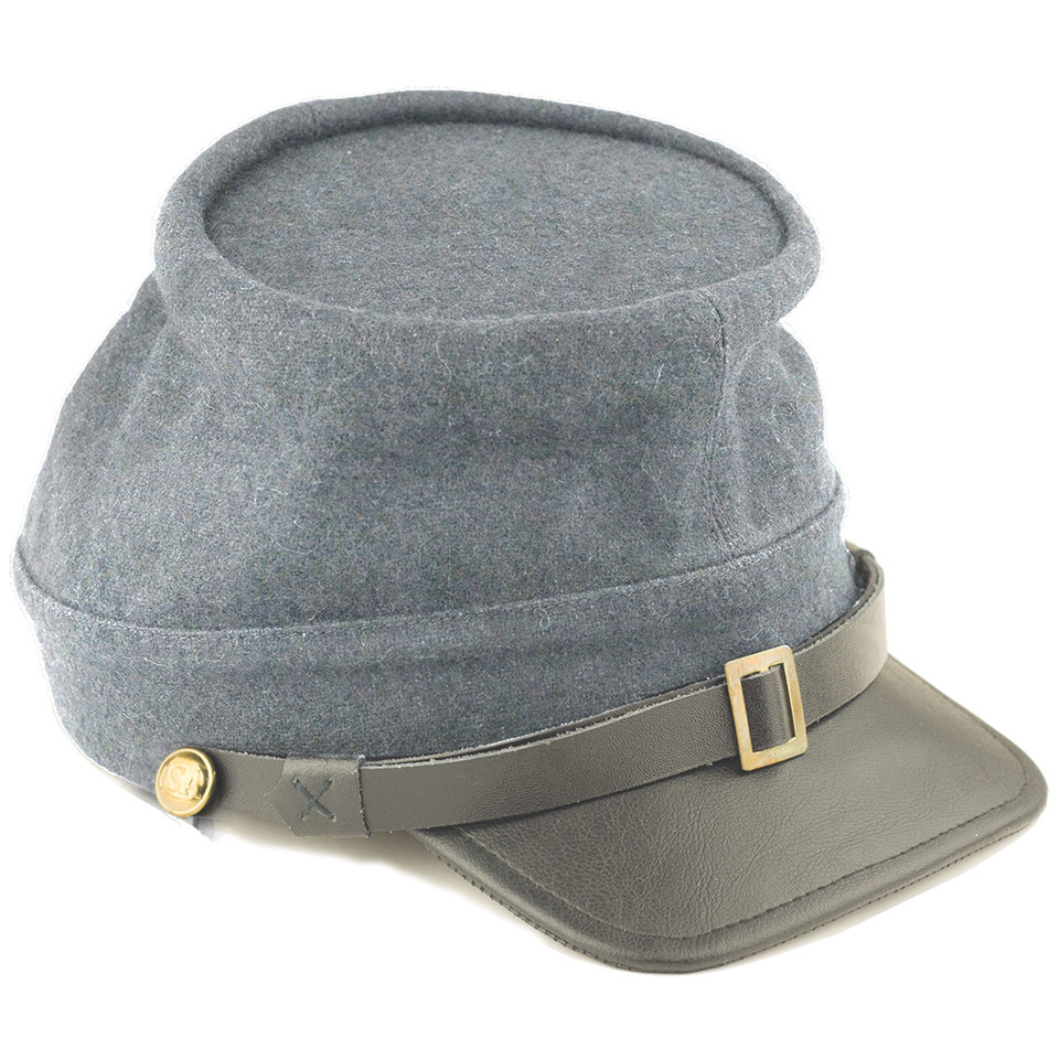 Deluxe Enlisted Men's Kepi  Confederate Gray Main Image