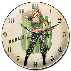 Oorah Marine Corps Clock Main Image