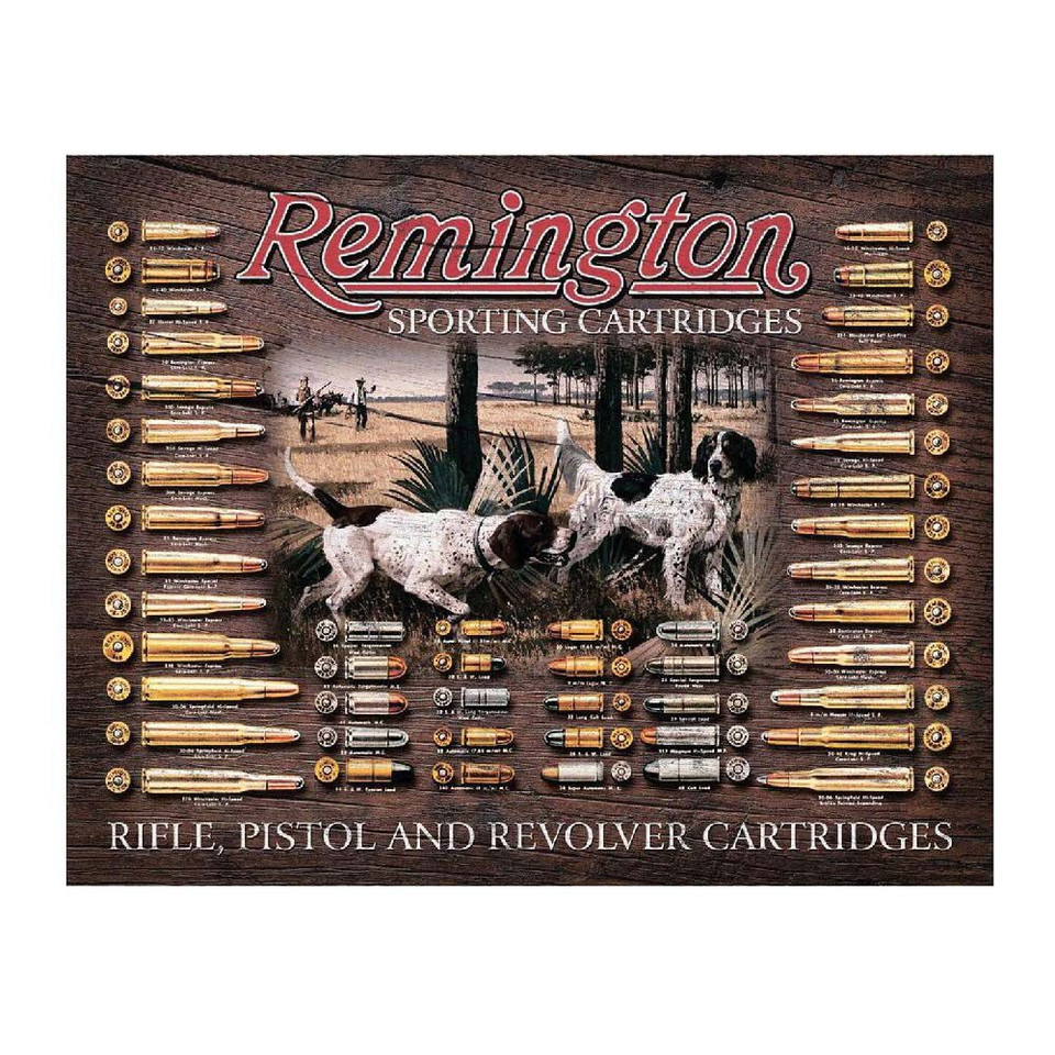 Remington Bullet Board Metal Sign Main Image