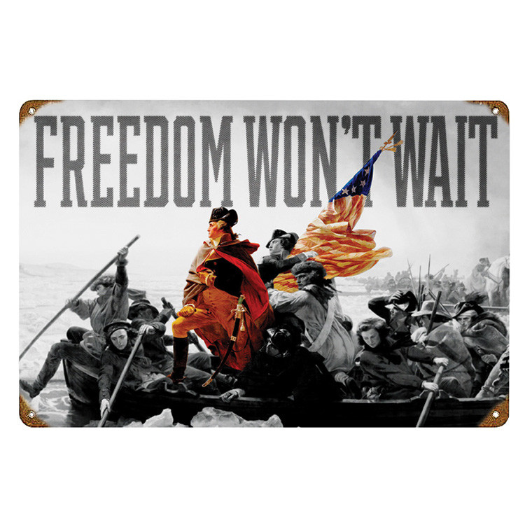 Washington "Freedom" Metal Sign Main Image