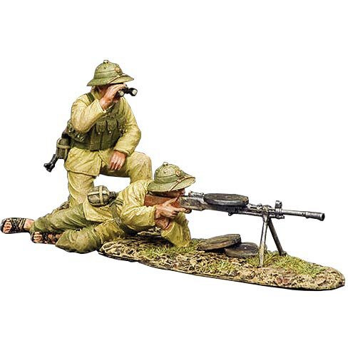 2-Piece NVA/VC Machine Gun Team 1/30 Figure Set Main Image
