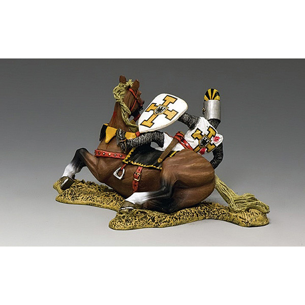 Crusader on Horseback "The Fallen Knight" 1/30 Figure Set Main Image