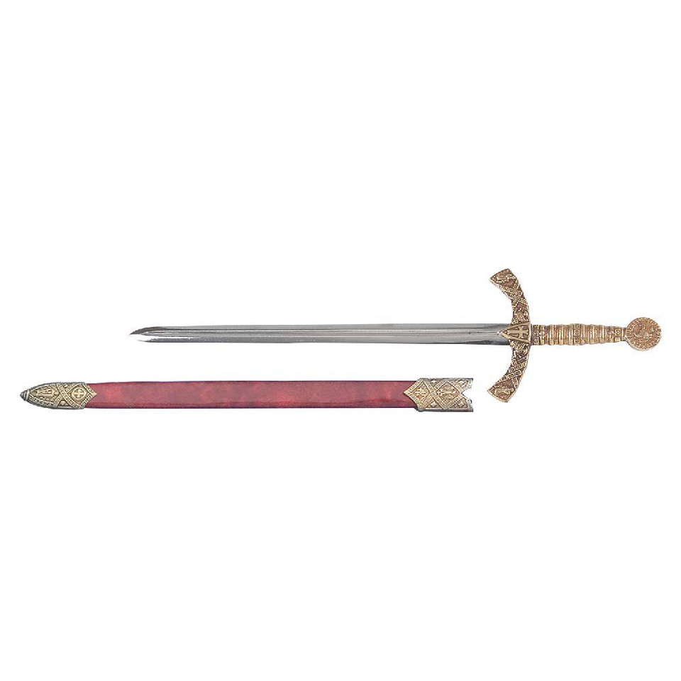 Knights Templar Replica Sword w/Sheath Letter Opener Main Image