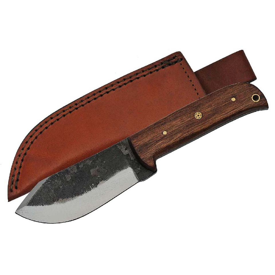 HUNTERS 9" KNIFE WITH MOSAIC PIN WOOD HANDLE Main Image
