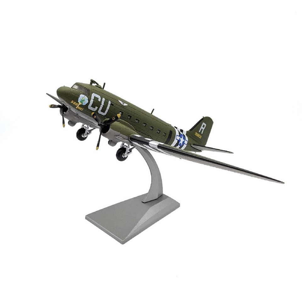 Douglas C-53 Skytrooper 1/100 Die Cast Model  D Day Doll, Commemorative Air Force Main Image