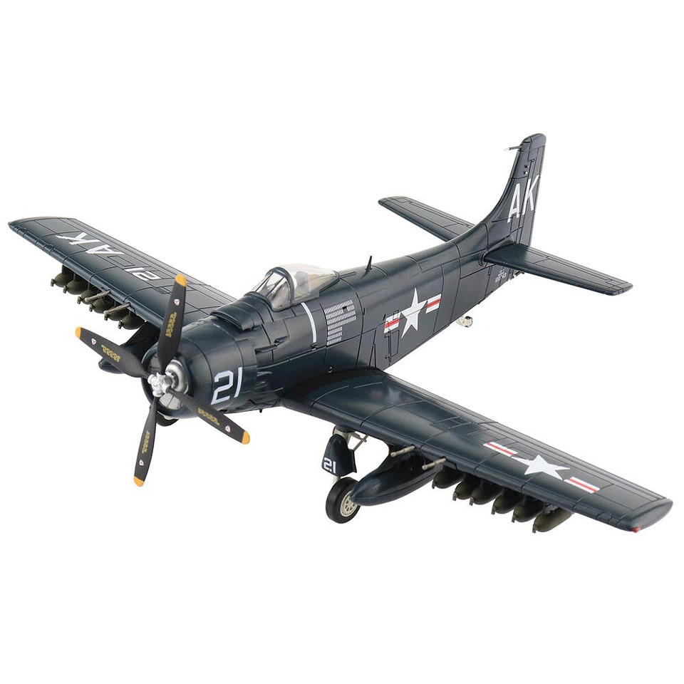 AD-3 Skyraider 1/72 Die Cast Model - HA2918 VMA-121, US Marines, Korean War Main Image