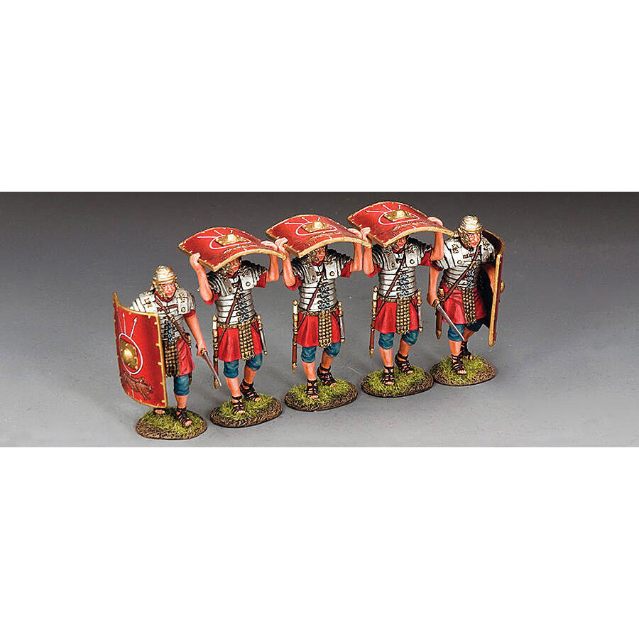 5-Piece Roman Testudo Reinforcements 1/30 Figure Set Main Image