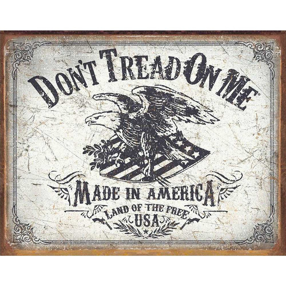 Land of the Free Metal Sign Main Image