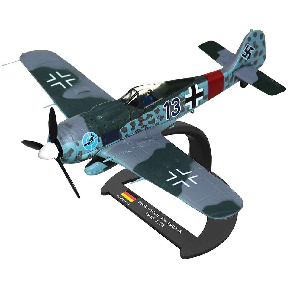Fw 190A-8 1/72 Die Cast Model Maj. Walther Dahl, JG 300, Luftwaffe, 1944 Main Image