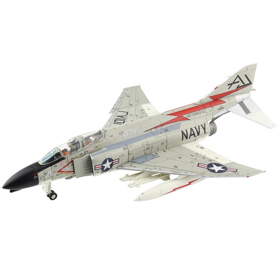 F4H-1 Phantom II 1/72 Die Cast Model VF-74 "Bedevilers", CVA-59 USS Forrestal, US Navy, 1962 Main Image