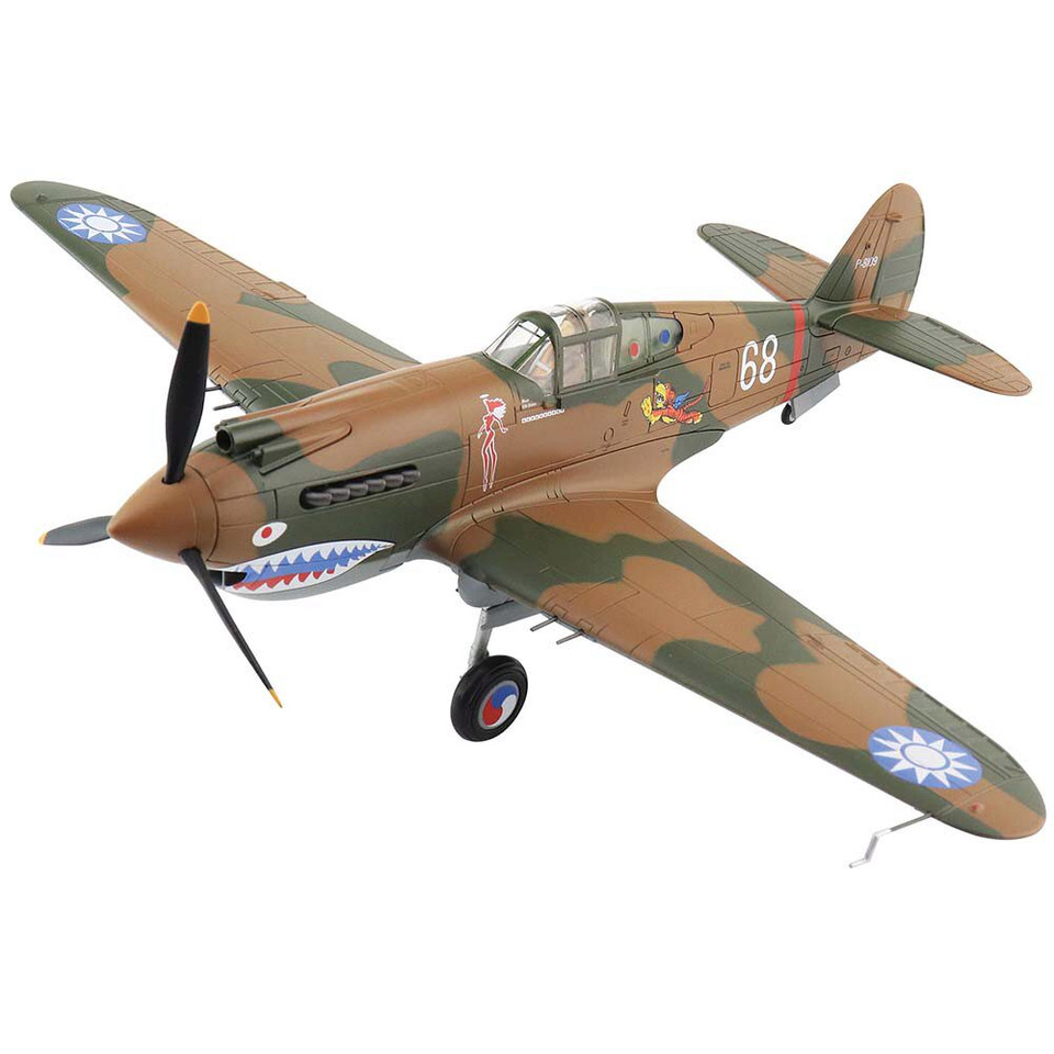 Curtiss Hawk 81A-2 1/48 Die Cast Model White 68, Ft Ldr Charles Older, AVG 3rd PS, Burma May 1942 Main Image