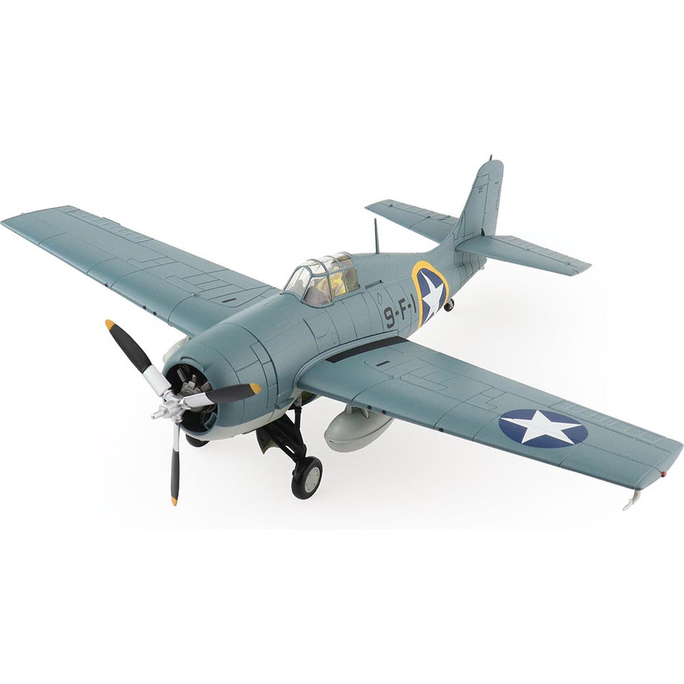 F4F-4 Wildcat 1/48 Die Cast Model - HA8907 Lt. DCdr. John Raby, VF-9, USS Ranger, Operation Torch, Nov Main Image