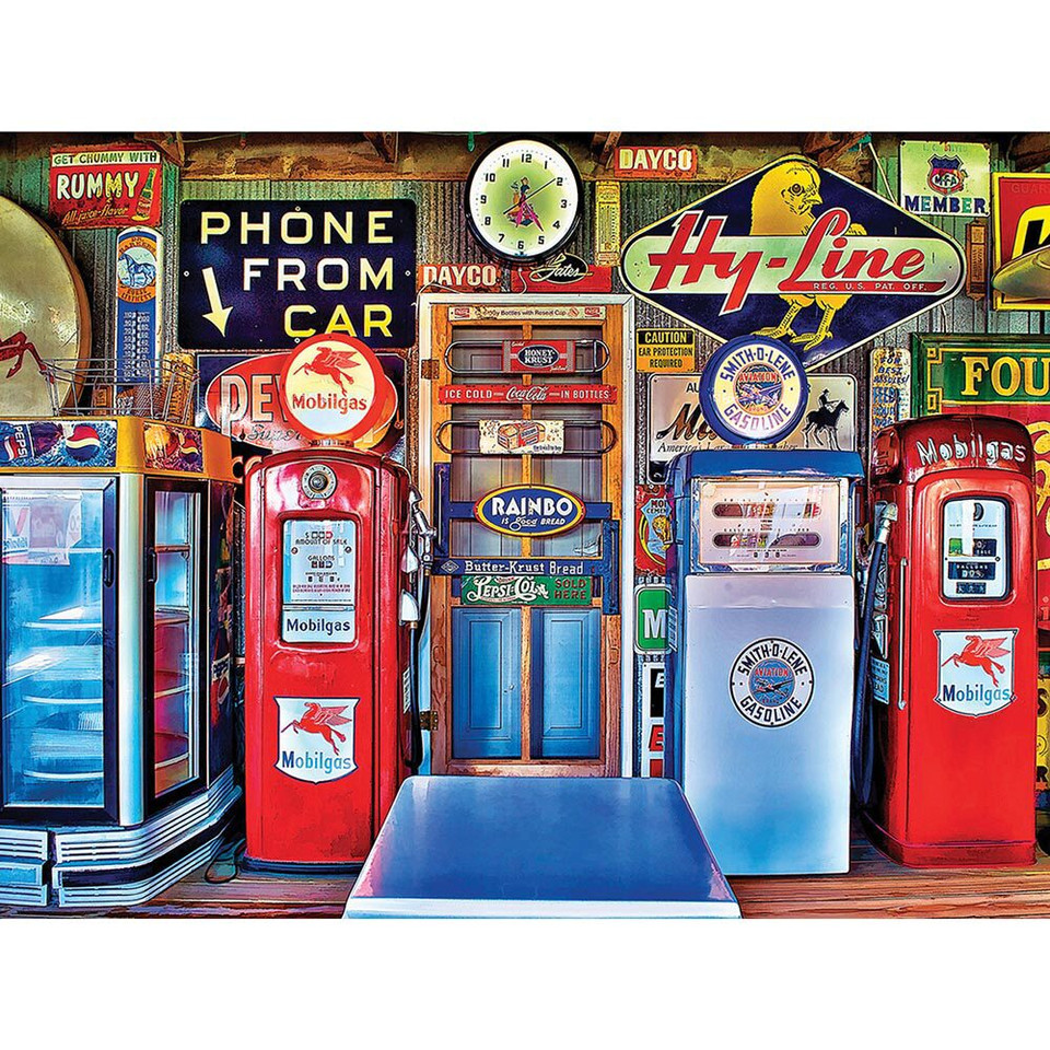 Wheels - Classic Gas 750pc Puzzle Main Image